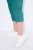 Ulla Popken Roll Tab Hem Stretch Cargo Pants Teal - Nohavice - Nohavice pre ženy vo veľkých veľkostiach