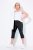 Ulla Popken Bengaline Elastic Waist Stretch Capri Pants Black - Nohavice - Nohavice pre ženy vo veľkých veľkostiach