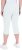 Ulla Popken Bengaline Elastic Waist Stretch Capri Pants Snow White - Džíny & Nohavice vo Veľkých Veľkostiach – Plus Size - 