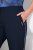 Ulla Popken Zip Off Reflective Detail Funtional Powerstretch Pants Navy - Nohavice - Nohavice pre ženy vo veľkých veľkostiach