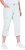 Ulla Popken Stretch Cotton Cargo Crop Pants Snow White - Džíny & Nohavice vo Veľkých Veľkostiach – Plus Size - 