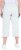 Ulla Popken Stretch Cotton Cargo Crop Pants Snow White - Džíny & Nohavice vo Veľkých Veľkostiach – Plus Size - 