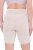 Ulla Popken Lace Hem Stretch Viscose Knit Bicycle Length Lounge Shorts Beige - Džíny & Nohavice vo Veľkých Veľkostiach – Plus Size - 