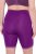 Ulla Popken Lace Hem Stretch Viscose Knit Bicycle Length Lounge Shorts Purple - Džíny & Nohavice vo Veľkých Veľkostiach – Plus Size - 