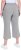 Ulla Popken Cool Linen Elastic Waist Capri Pants Light Grey Melange - Džíny & Nohavice vo Veľkých Veľkostiach – Plus Size - 