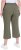 Ulla Popken Cool Linen Elastic Waist Capri Pants Loden Green - Džíny & Nohavice vo Veľkých Veľkostiach – Plus Size - 