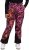 Ulla Popken Hyprar Rose Print Fully Lined Ski Pants Orange - Džíny & Nohavice vo Veľkých Veľkostiach – Plus Size - 