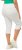 Ulla Popken Basic Capri Sarah Fit Jeans Snow White - Džíny & Nohavice vo Veľkých Veľkostiach – Plus Size - 