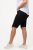 Ulla Popken Basic Denim Mandy Bermuda Shorts Black - Šortky - Dámske šortky veľkých veľkostí