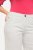 Ulla Popken Basic Denim Mandy Bermuda Shorts Snow White - Šortky - Dámske šortky veľkých veľkostí
