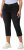 Ulla Popken Cropped Stretch Blend Mony Jeans Black - Džíny & Nohavice vo Veľkých Veľkostiach – Plus Size - 
