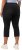 Ulla Popken Cropped Stretch Blend Mony Jeans Black - Džíny & Nohavice vo Veľkých Veľkostiach – Plus Size - 