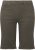 Ulla Popken Frayed Hemline Elastic Waistband Bermuda Shorts Loden Green - Džíny & Nohavice vo Veľkých Veľkostiach – Plus Size - 
