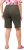 Ulla Popken Frayed Hemline Elastic Waistband Bermuda Shorts Loden Green - Džíny & Nohavice vo Veľkých Veľkostiach – Plus Size - 