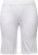 Ulla Popken Frayed Hemline Elastic Waistband Bermuda Shorts Snow White - Džíny & Nohavice vo Veľkých Veľkostiach – Plus Size - 