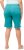 Ulla Popken Frayed Hemline Elastic Waistband Bermuda Shorts Bright Turquoise - Džíny & Nohavice vo Veľkých Veľkostiach – Plus Size - 