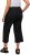 Ulla Popken Cropped Ruby Fit Pants Black - Džíny & Nohavice vo Veľkých Veľkostiach – Plus Size - 