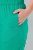 Ulla Popken Cropped Ruby Fit Pants Emerald Green - Nohavice - Nohavice pre ženy vo veľkých veľkostiach