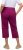 Ulla Popken Cropped Ruby Fit Pants Magnolia Red - Džíny & Nohavice vo Veľkých Veľkostiach – Plus Size - 
