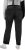Ulla Popken Side Stripe Stretch Fit Boyfriend Jeans Black - Džíny & Nohavice vo Veľkých Veľkostiach – Plus Size - 