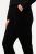 Ulla Popken Mandy Corduroy Pants Black - Nohavice - Nohavice pre ženy vo veľkých veľkostiach