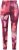 Ulla Popken Abstract Print Ski Leggings Red - Džíny & Nohavice vo Veľkých Veľkostiach – Plus Size - 