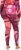 Ulla Popken Abstract Print Ski Leggings Red - Džíny & Nohavice vo Veľkých Veľkostiach – Plus Size - 