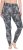 Ulla Popken Leopard Print Leggings Black - Džíny & Nohavice vo Veľkých Veľkostiach – Plus Size - 