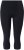 Ulla Popken Cropped Sports Leggings Black - Džíny & Nohavice vo Veľkých Veľkostiach – Plus Size - 