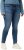 Ulla Popken Textured Stripe Sarah Slim Fit Jeans Blue - Džíny & Nohavice vo Veľkých Veľkostiach – Plus Size - 