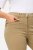 Ulla Popken Cropped Stretch Fit Mony Pants Dark Putty - Nohavice - Nohavice pre ženy vo veľkých veľkostiach