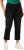 Ulla Popken Sienna Crop Stretch Jeans Black - Džíny & Nohavice vo Veľkých Veľkostiach – Plus Size - 