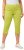 Ulla Popken Stretch Fit Raw Hem Capris Pistachio - Džíny & Nohavice vo Veľkých Veľkostiach – Plus Size - 