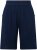 Ulla Popken Muslin Elastic Waist Wide Leg Shorts Blue - Džíny & Nohavice vo Veľkých Veľkostiach – Plus Size - 