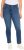 Ulla Popken Fringed Hem Stretch Fit Jeans Denim Blue - Džíny & Nohavice vo Veľkých Veľkostiach – Plus Size - 