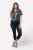 Ulla Popken Cropped Raw Hem Jeggings Denim Blue - Nohavice - Nohavice pre ženy vo veľkých veľkostiach