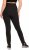 Ulla Popken Straight Leg Quick Drying Leggings Black - Džíny & Nohavice vo Veľkých Veľkostiach – Plus Size - 
