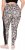 Ulla Popken Leopard Print Quick Drying Leggings Black - Džíny & Nohavice vo Veľkých Veľkostiach – Plus Size - 
