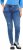 Ulla Popken Lightly Distressed Slim Leg Jeans Blue - Džíny & Nohavice vo Veľkých Veľkostiach – Plus Size - 