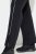 Ulla Popken Tracksuit Pants Black - Látkové nohavice - Dámske široké nohavice plus size