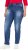 Ulla Popken Tapered Leg Lightly Distressed Jeans Denim Blue - Džíny & Nohavice vo Veľkých Veľkostiach – Plus Size - 