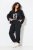 Ulla Popken Decorative Seam Flared Leg Cargo Pants Black - Nohavice - Nohavice pre ženy vo veľkých veľkostiach