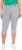 Ulla Popken Denim Fringed Hem Capris Grey - Džíny & Nohavice vo Veľkých Veľkostiach – Plus Size - 