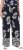 Ulla Popken Fossil Print Elastic Waist Palazzo Pants Black - Džíny & Nohavice vo Veľkých Veľkostiach – Plus Size - 