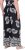 Ulla Popken Fossil Print Elastic Waist Palazzo Pants Black - Džíny & Nohavice vo Veľkých Veľkostiach – Plus Size - 
