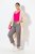 Ulla Popken Tapered Leg Mony Pants Black - Nohavice - Nohavice pre ženy vo veľkých veľkostiach