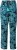 Ulla Popken Tropical Leaf Print Elastic Waist Pants Blue - Džíny & Nohavice vo Veľkých Veľkostiach – Plus Size - 
