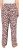 Ulla Popken Leopard Print Elastic Waist Pants White - Džíny & Nohavice vo Veľkých Veľkostiach – Plus Size - 