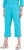 Ulla Popken Textured Elastic Waist Cropped Pants Deep Aqua - Džíny & Nohavice vo Veľkých Veľkostiach – Plus Size - 