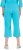 Ulla Popken Textured Elastic Waist Cropped Pants Deep Aqua - Džíny & Nohavice vo Veľkých Veľkostiach – Plus Size - 